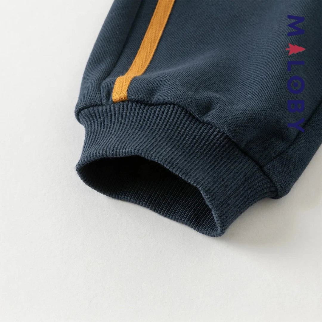 Ensemble 2 pièces sweat+ jogging enfant garçon- marine -robes et ensembles pour filles, bébés et garcons - MALOBY