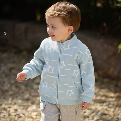 Sweat Polaire à Fermeture Éclair enfant Garçon- 2 motifs