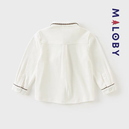 Ensemble 3 pièces chemise +nœud+ cardigan enfant garçon- rouge/blanc -robes et ensembles pour filles, bébés et garcons - MALOBY