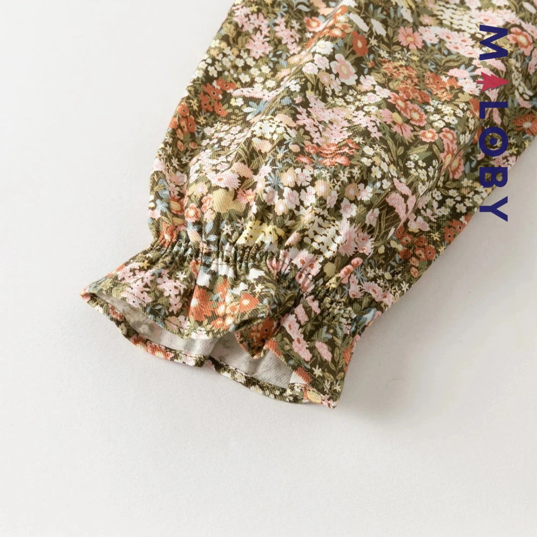 Robe en motifs fleuris enfant fille - floral -robes et ensembles pour filles, bébés et garcons - MALOBY