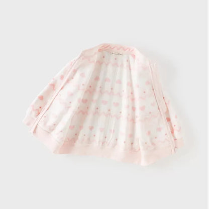 Sweat Polaire à Fermeture Éclair enfant fille -3 Motifs
