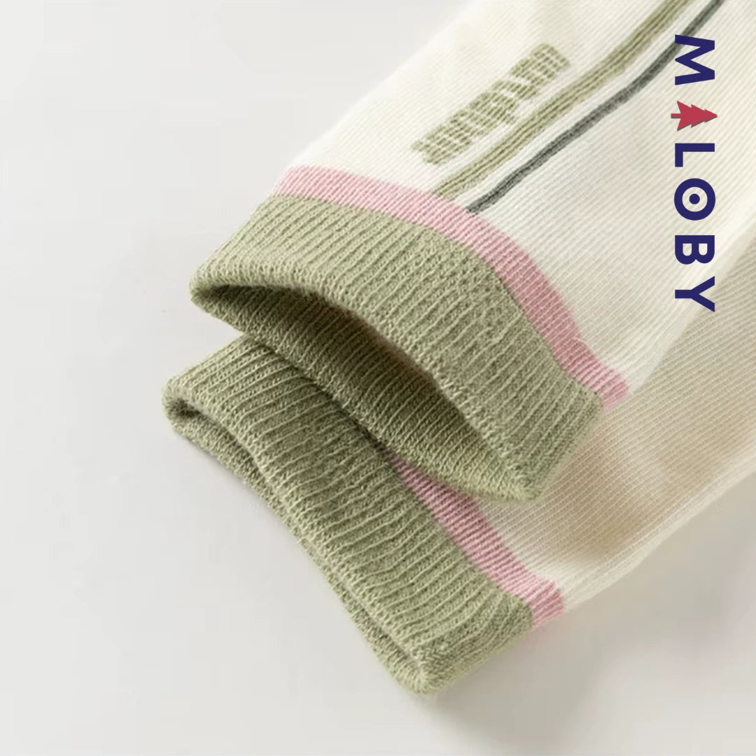 Ensemble Chaussettes +Salopette Short Cargo Enfant fille -Kaki