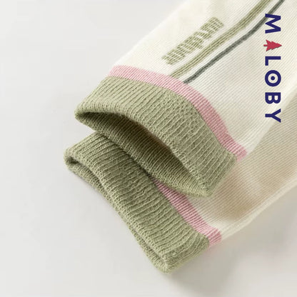Ensemble Chaussettes +Salopette Short Cargo Enfant fille -Kaki