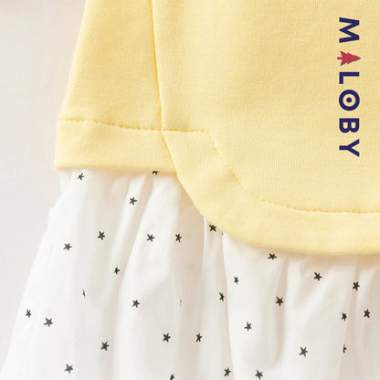 Ensemble tunique & legging enfant fille- Jaune