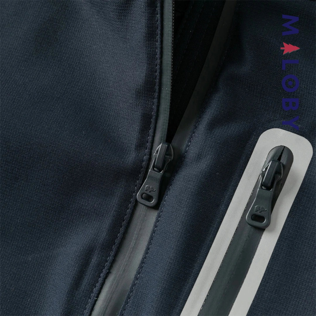 Parka imperméable doublée polaire enfant garçon- rouge