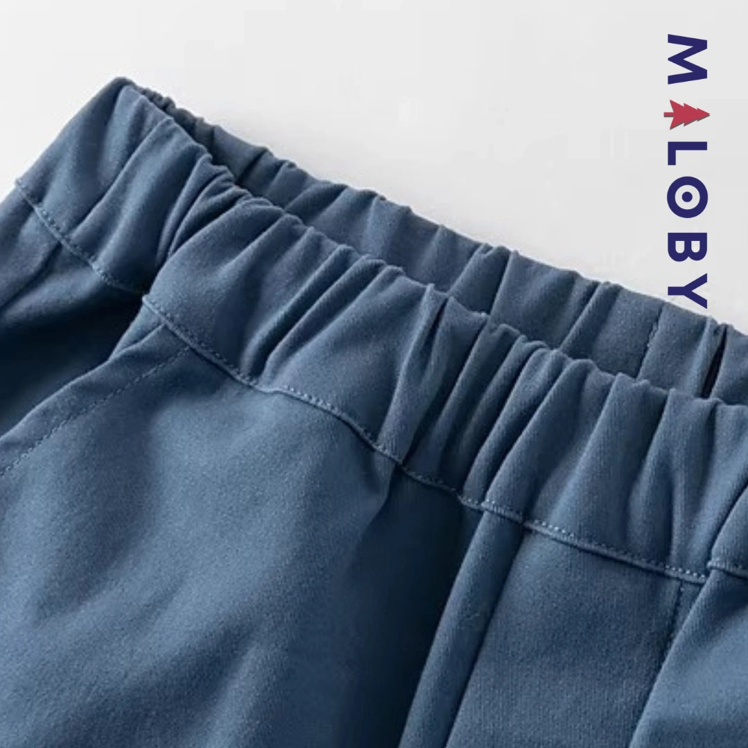 Ensemble habillé cardigan+pantalon+noeud enfant garçon -Bleu -robes et ensembles pour filles, bébés et garcons - MALOBY