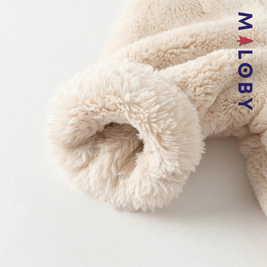 Grenouillère antibactérienne bébé garçon- Beige