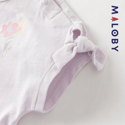 Ensemble 2 pièces T shirt+pantalon enfant fille- Violet
