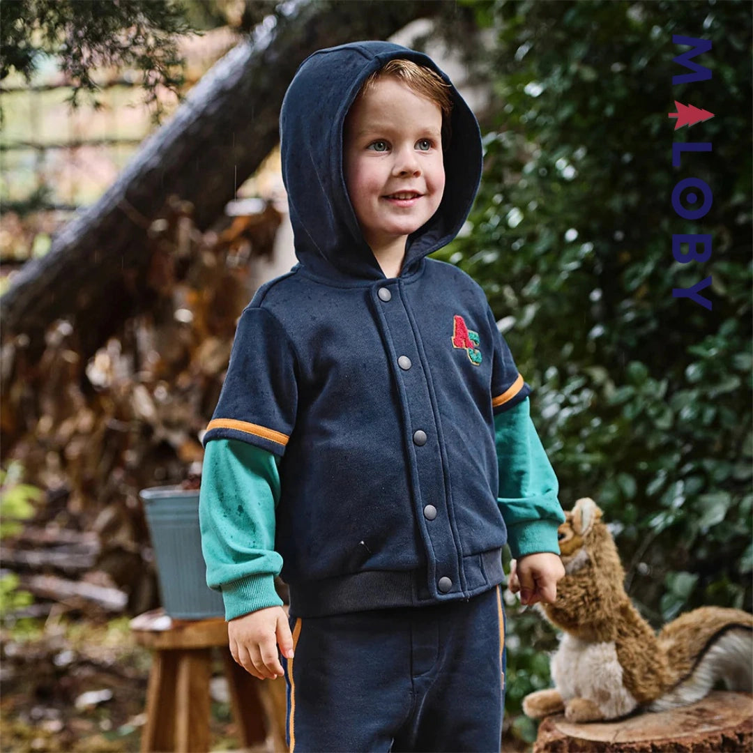 Ensemble 2 pièces sweat+ jogging enfant garçon- marine -robes et ensembles pour filles, bébés et garcons - MALOBY