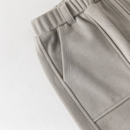 Pantalon Cargo Poches Plaquées enfant garçon- Gris