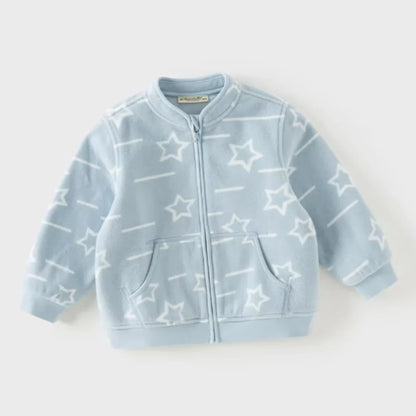 Sweat Polaire à Fermeture Éclair enfant Garçon- 2 motifs