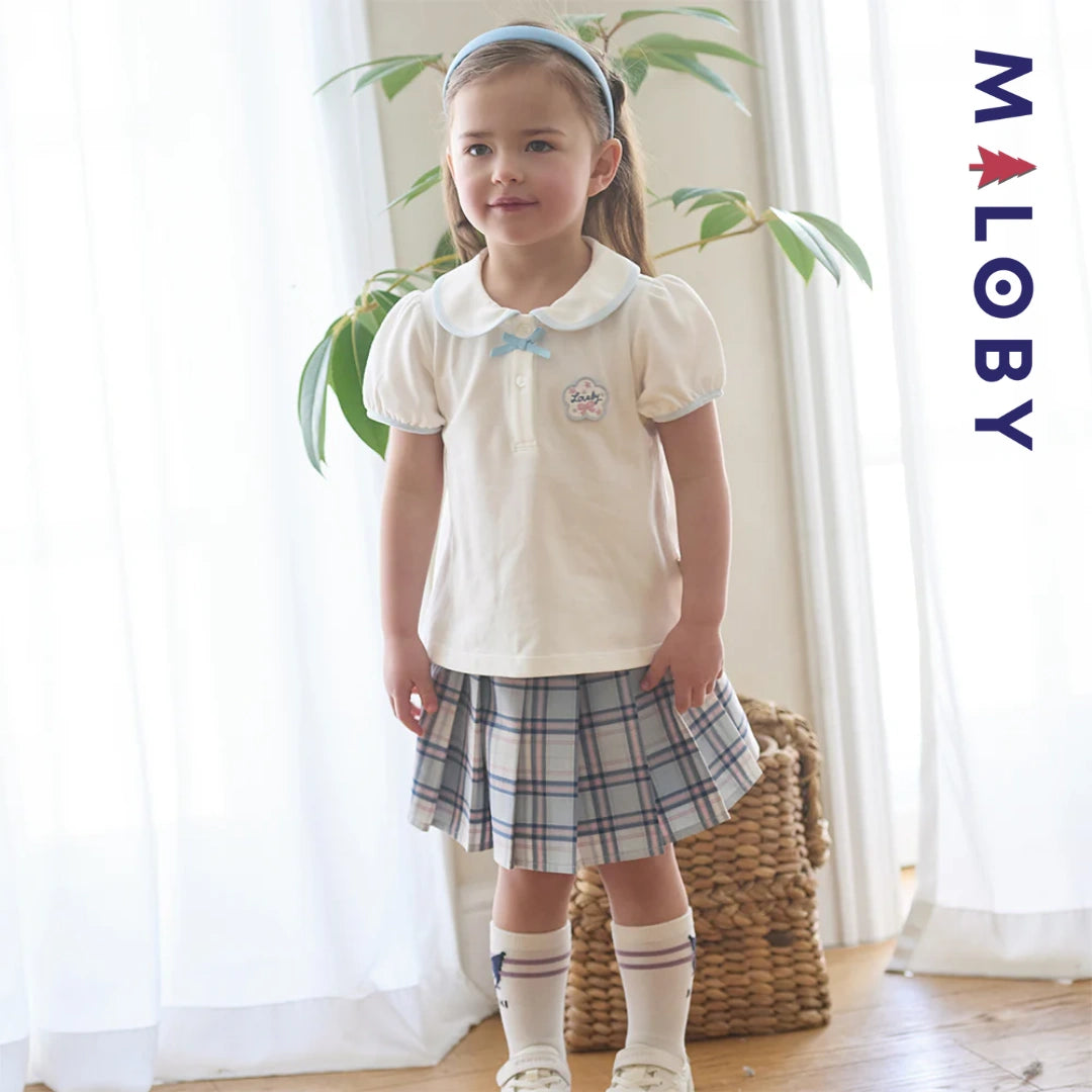 Ensemble  d'été Jupon+chemise enfant fille -Rose
