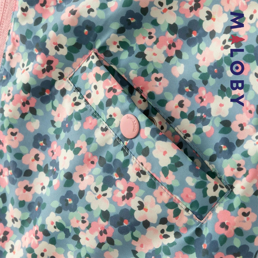 Parka imperméable doublée polaire enfant fille- Floral