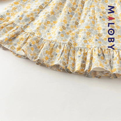 Ensemble 2 pièces Tunique & legging enfant fille- floral -robes et ensembles pour filles, bébés et garcons - MALOBY