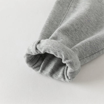 Ensemble sweat col chemise et pantalon cargo enfant garçon gris et bleu marine - MALOBY