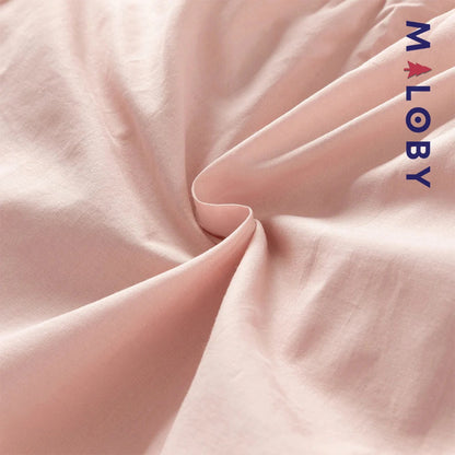 Robe à carreaux manches longues enfant fille - Rose