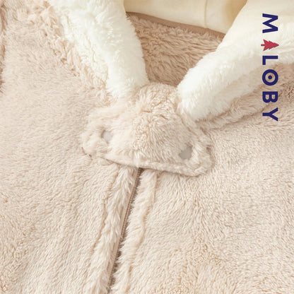 Grenouillère antibactérienne bébé garçon- Beige