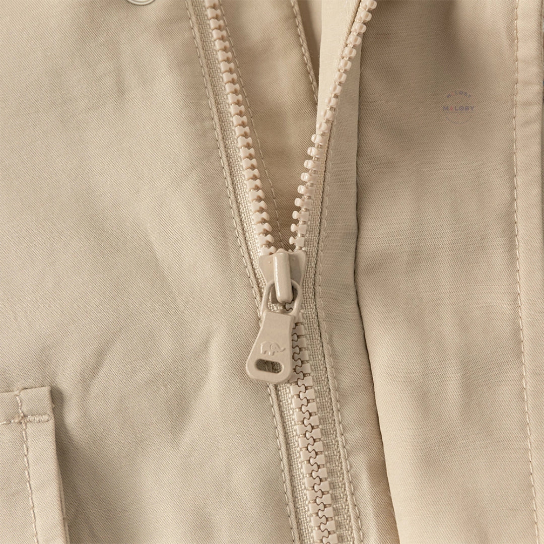 Veste à Capuche Coupe-Vent Casual enfant Garçon - beige