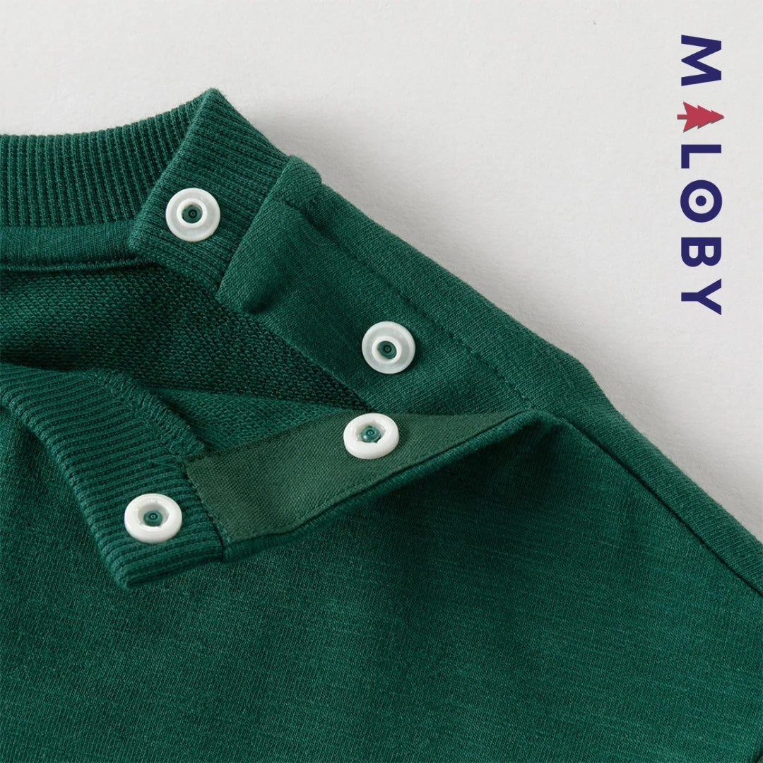 Ensemble sport sweat-shirt+ jogging enfant garçon -Vert -robes et ensembles pour filles, bébés et garcons - MALOBY