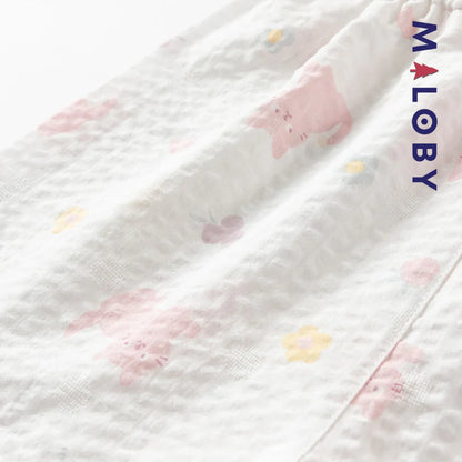 Ensemble Pyjama 2 pièces pour été enfant fille -Rose