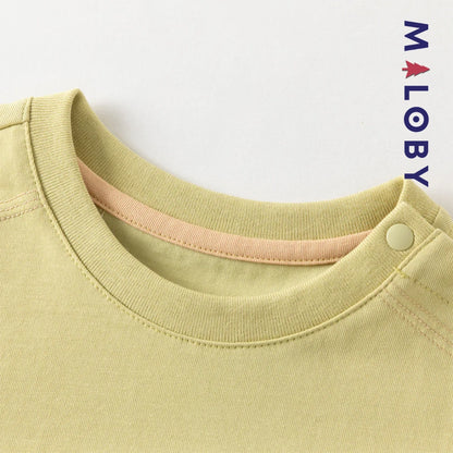 Ensemble 2 pièces T-Shirt + pantalon en denim enfant garçon -Vert