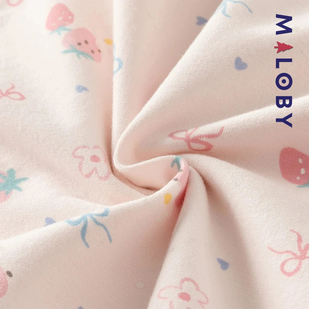 Ensemble 2 pièces sweat-shirt + pantalon enfant fille- Rose -robes et ensembles pour filles, bébés et garcons - MALOBY