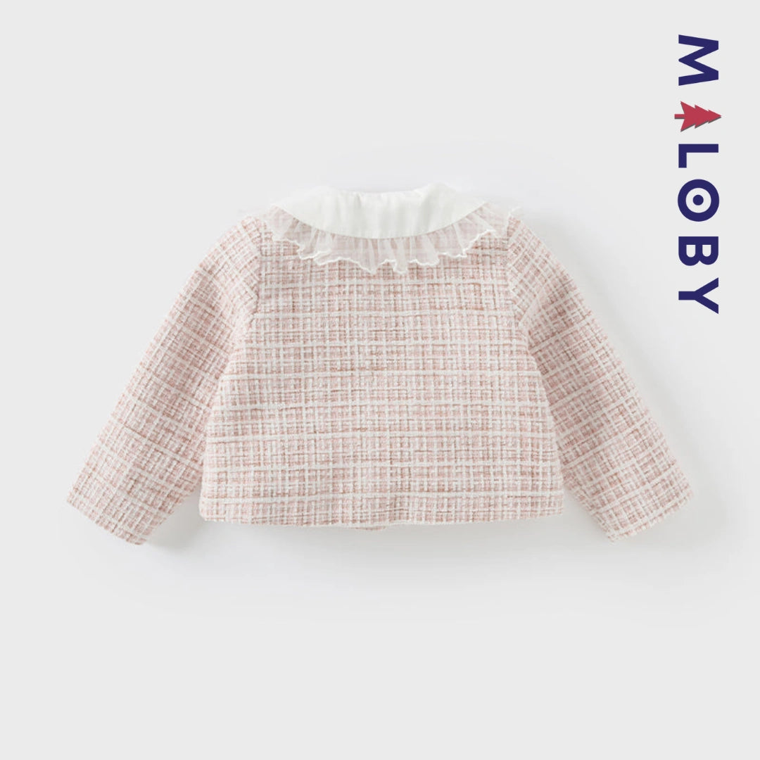 Ensemble cérémonie Robe + veste enfant fille-Rose -robes et ensembles pour filles, bébés et garcons - MALOBY