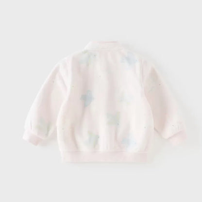 Sweat Polaire à Fermeture Éclair enfant fille -3 Motifs