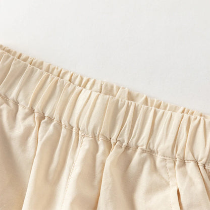 Ensemble Été en lin chemise+short -Imprimé