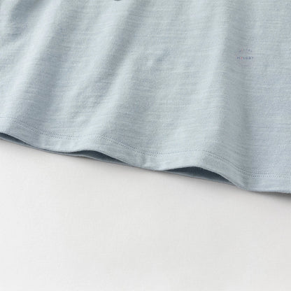 T-shirt en pur coton motif graphique enfant garçon -Bleu/Blanc