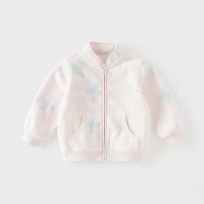 Sweat Polaire à Fermeture Éclair enfant fille -3 Motifs