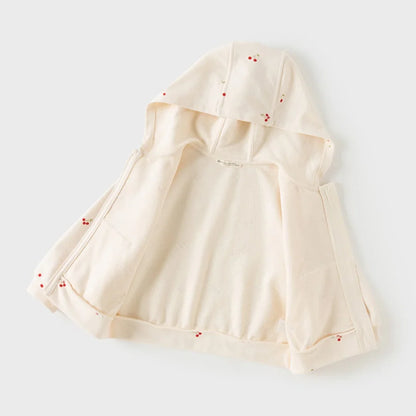 Ensemble 2 pièces Sweat + pantalon large enfant fille –imprimé cerises