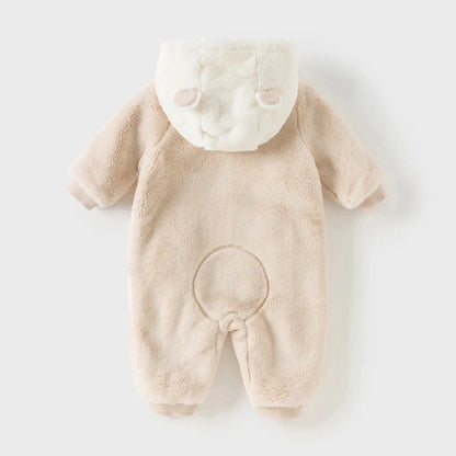 Grenouillère antibactérienne bébé garçon- Beige
