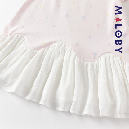 Ensemble robe d'été +sac enfant fille -Rose