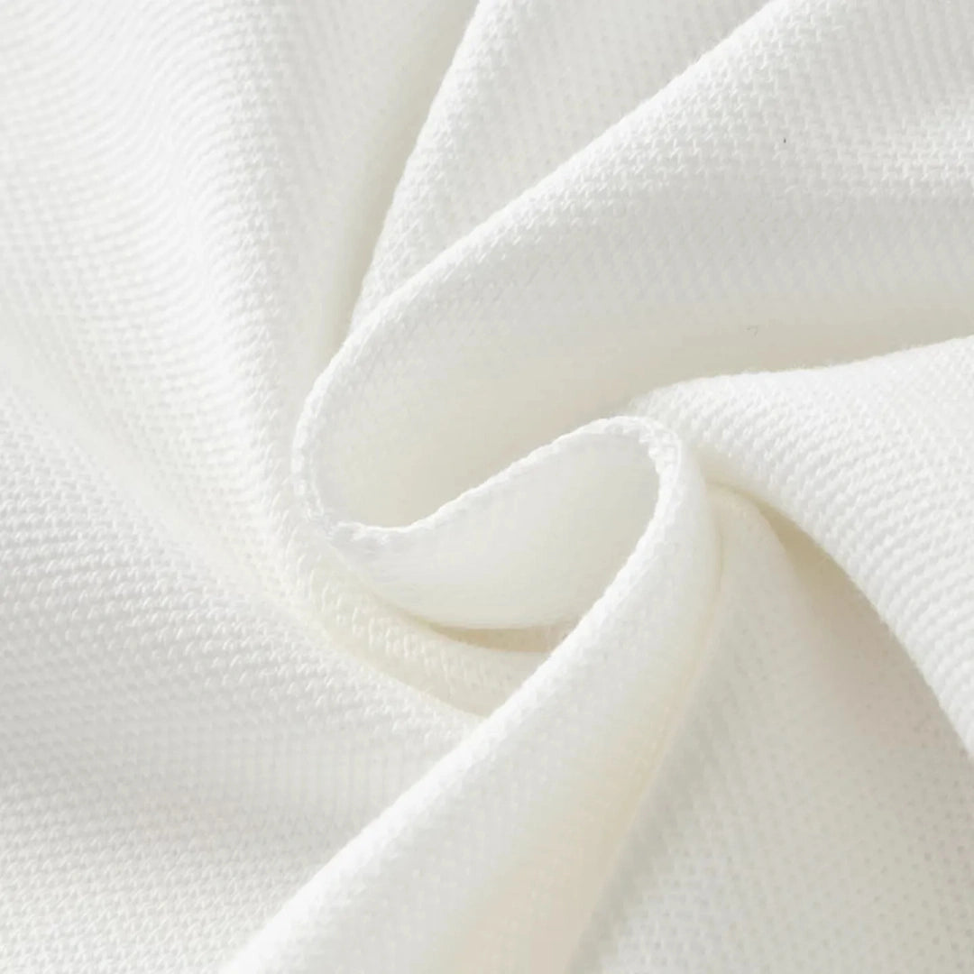 Polo manches longues enfants garçon- Blanc -robes et ensembles pour filles, bébés et garcons - MALOBY