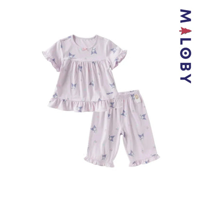 Ensemble Pyjama 2 pièces motif Kuromi enfant fille -Violet