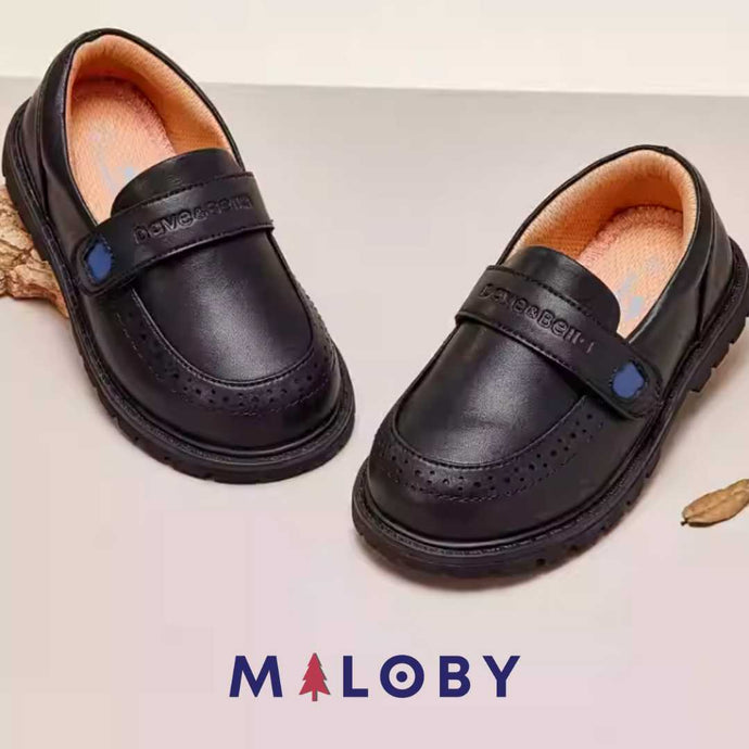 Chaussures classique garçon - Noir -robes et ensembles pour filles, bébés et garcons - MALOBY
