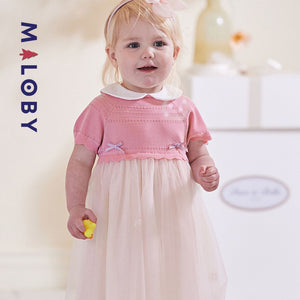 Robe à volants brodée - Fille -robes et ensembles pour filles, bébés et garcons - MALOBY