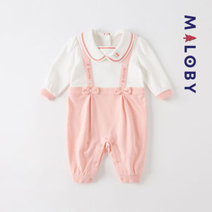 Combinaison longue Bébé fille -Rose -robes et ensembles pour filles, bébés et garcons - MALOBY