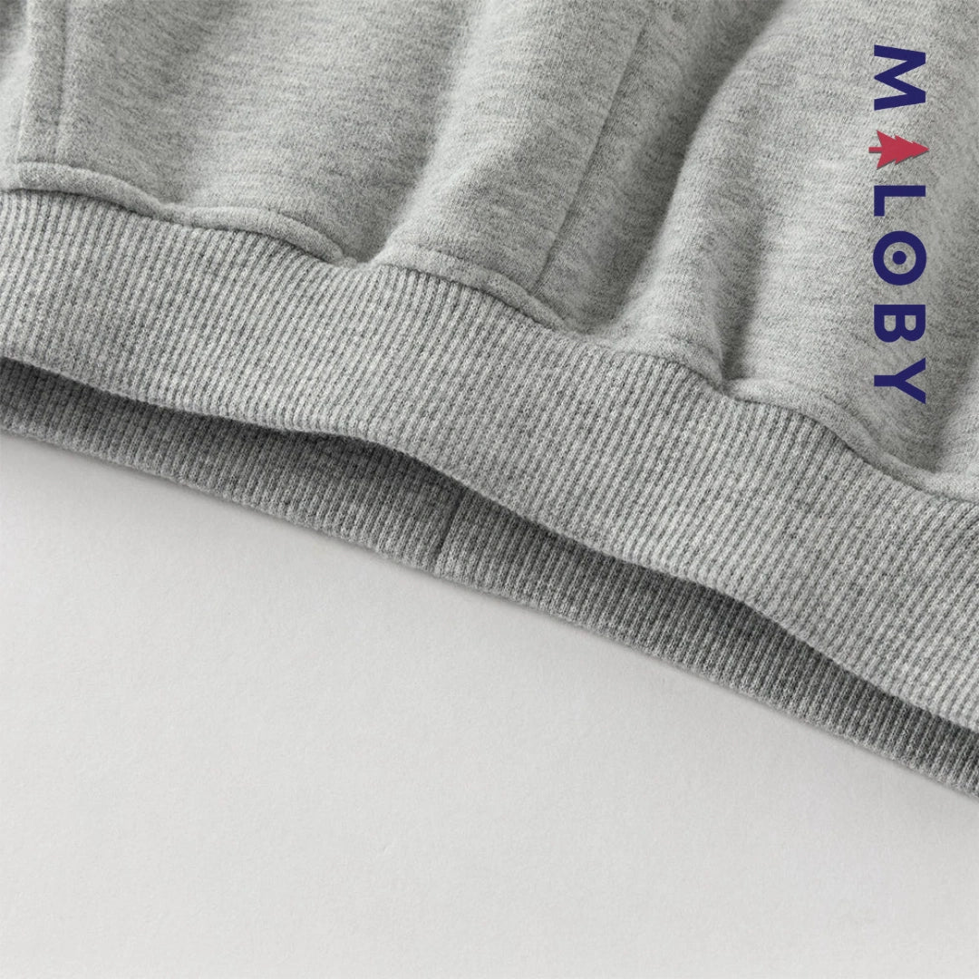 Ensemble 2 pièces sweat-shirt + pantalon enfant fille- Rose -robes et ensembles pour filles, bébés et garcons - MALOBY