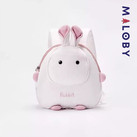 Sac à dos maternelle enfant fille - Blanc/rose