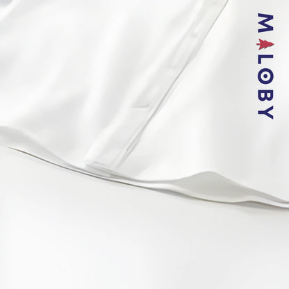 Chemise à nœud papillon enfant garçon -Blanc -robes et ensembles pour filles, bébés et garcons - MALOBY