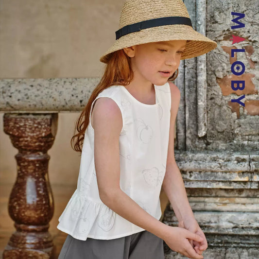 Ensemble 2 pièces Élégance Nature enfant fille -Blanc/gris