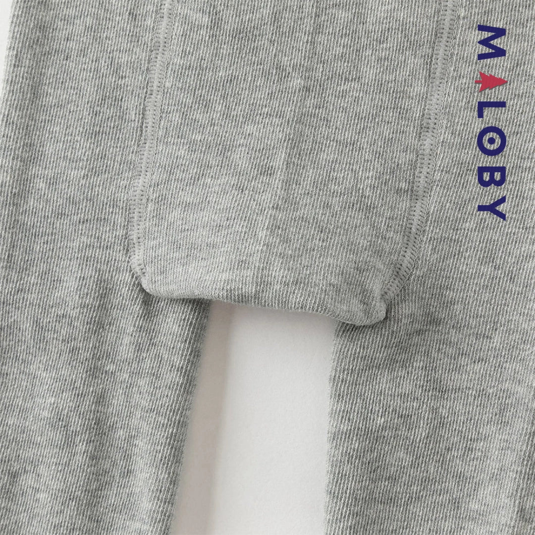 Collant épais motif fantaisie enfant fille- gris