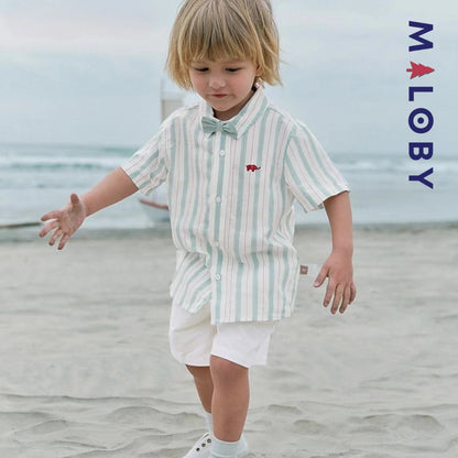 Ensemble cérémonie 2 pièces enfant garçon-rayé