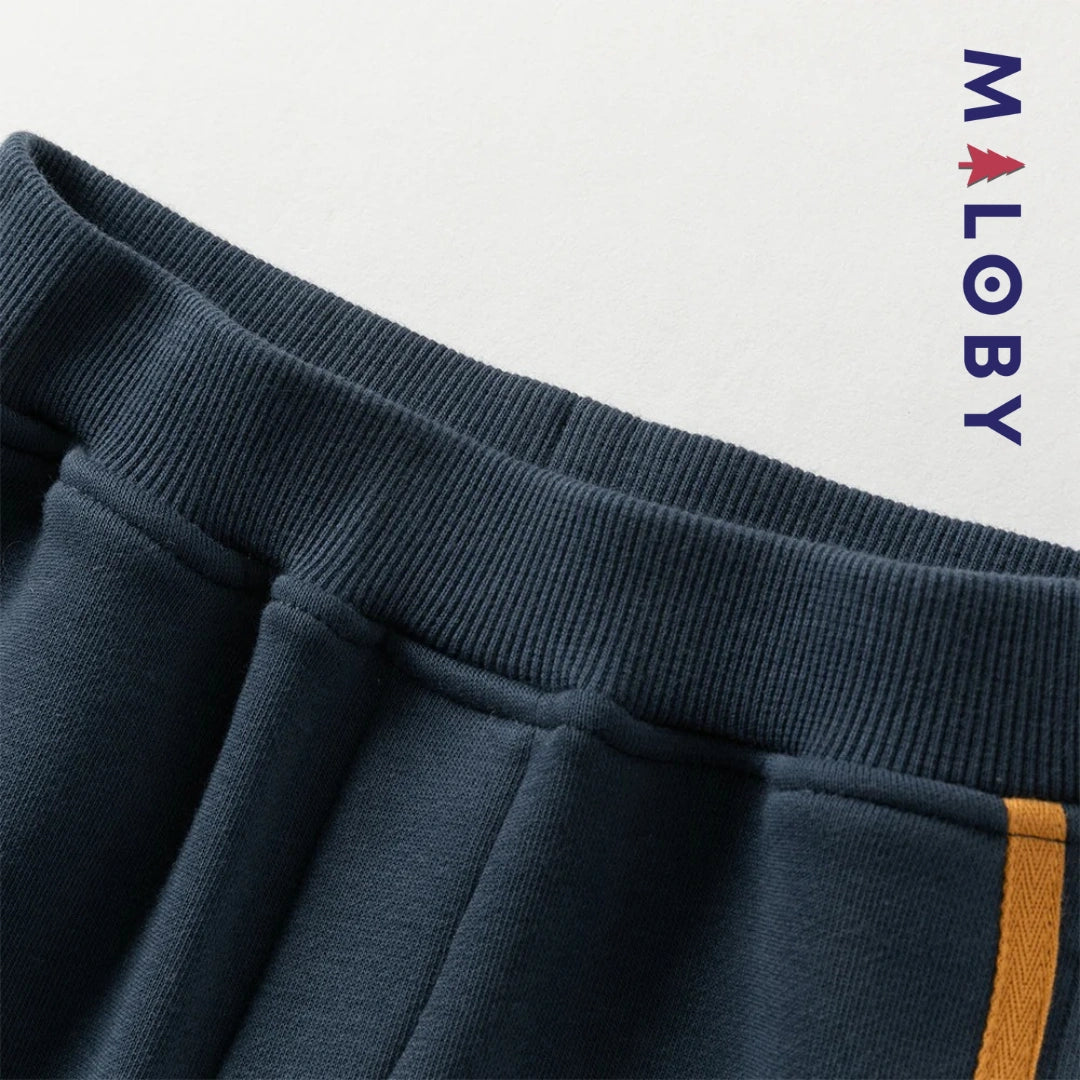 Ensemble 2 pièces sweat+ jogging enfant garçon- marine -robes et ensembles pour filles, bébés et garcons - MALOBY