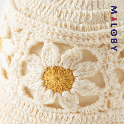 Bob en pur coton enfant fille -Beige