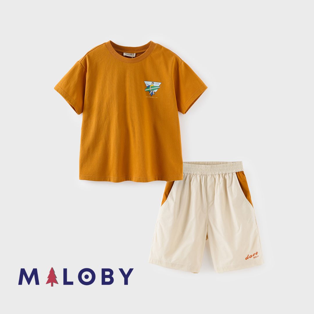 Ensemble T-shirt + short- Garçon -robes et ensembles pour filles, bébés et garcons - MALOBY