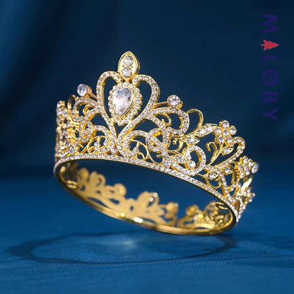 Couronne princesse dorée -robes et ensembles pour filles, bébés et garcons - MALOBY