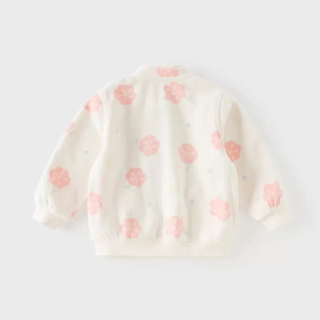 Sweat Polaire à Fermeture Éclair enfant fille -3 Motifs